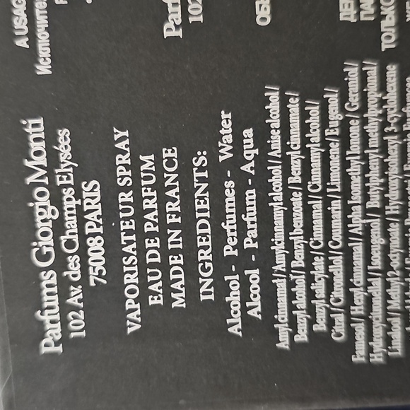 Giorgio MONTI Parfum Spray  3fl oz.  NIB ( Gift Box ) - Picture 7 of 8